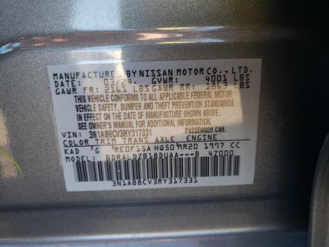 Photo 11 VIN: 3N1AB8CV3RY317331 - NISSAN SENTRA SV 