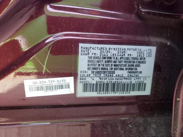 Photo 11 VIN: 3N1AB8CV3RY338308 - NISSAN SENTRA SV 