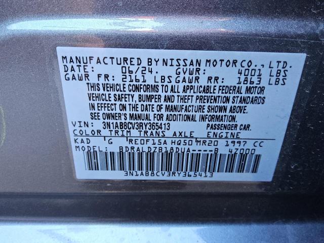 Photo 11 VIN: 3N1AB8CV3RY365413 - NISSAN SENTRA SV 