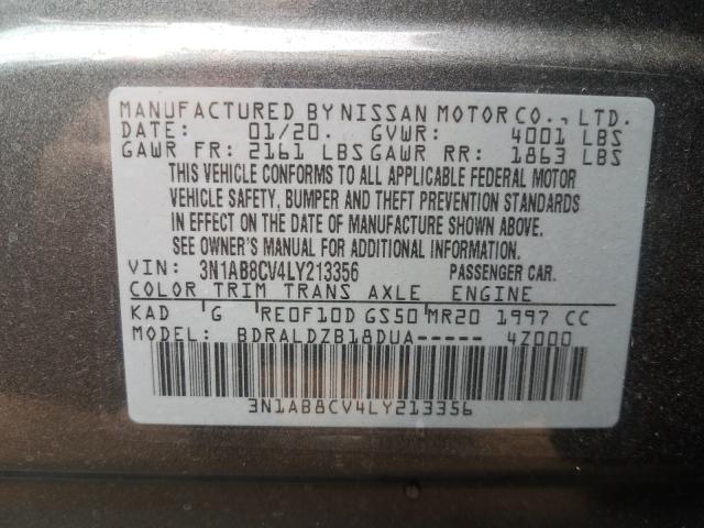 Photo 9 VIN: 3N1AB8CV4LY213356 - NISSAN SENTRA SV 