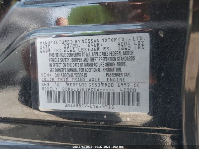 Photo 8 VIN: 3N1AB8CV4LY233915 - NISSAN SENTRA 