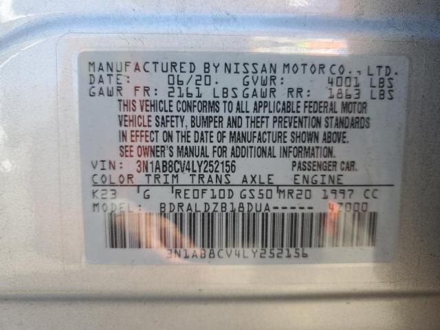 Photo 11 VIN: 3N1AB8CV4LY252156 - NISSAN SENTRA SV 