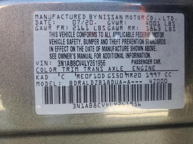 Photo 11 VIN: 3N1AB8CV4LY261956 - NISSAN SENTRA 