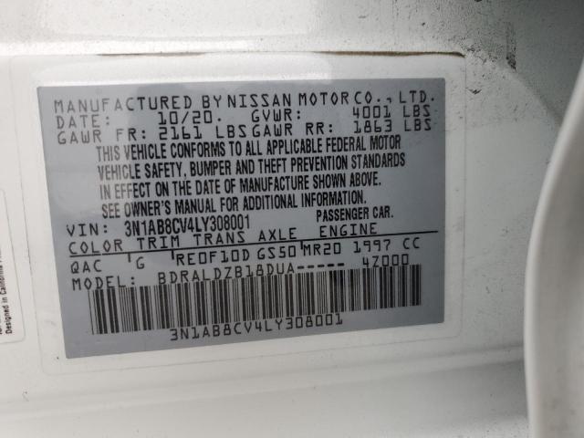 Photo 11 VIN: 3N1AB8CV4LY308001 - NISSAN SENTRA 