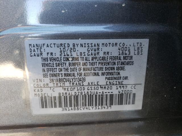 Photo 9 VIN: 3N1AB8CV4LY313439 - NISSAN SENTRA SV 