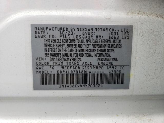 Photo 11 VIN: 3N1AB8CV4MY203024 - NISSAN SENTRA SV 