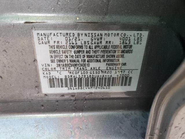 Photo 11 VIN: 3N1AB8CV4MY240610 - NISSAN SENTRA SV 