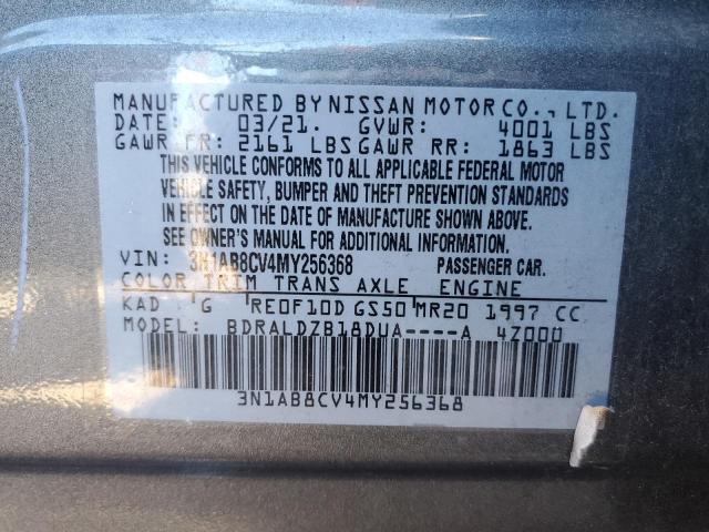 Photo 11 VIN: 3N1AB8CV4MY256368 - NISSAN SENTRA SV 