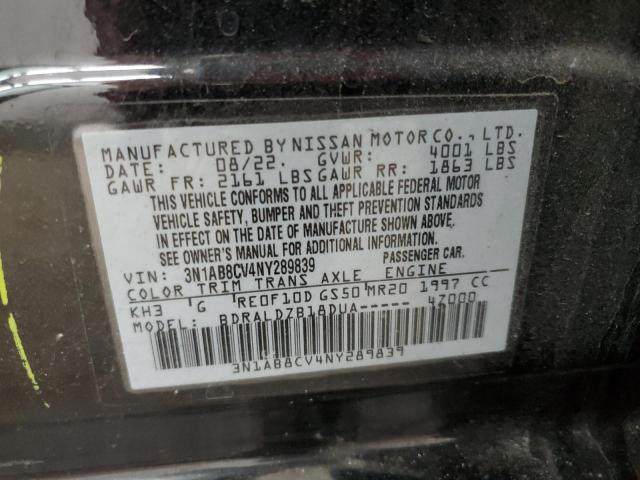 Photo 12 VIN: 3N1AB8CV4NY289839 - NISSAN SENTRA SV 