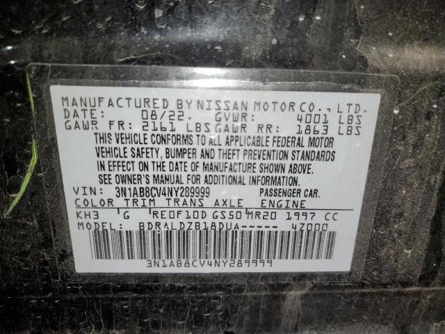 Photo 11 VIN: 3N1AB8CV4NY289999 - NISSAN SENTRA SV 