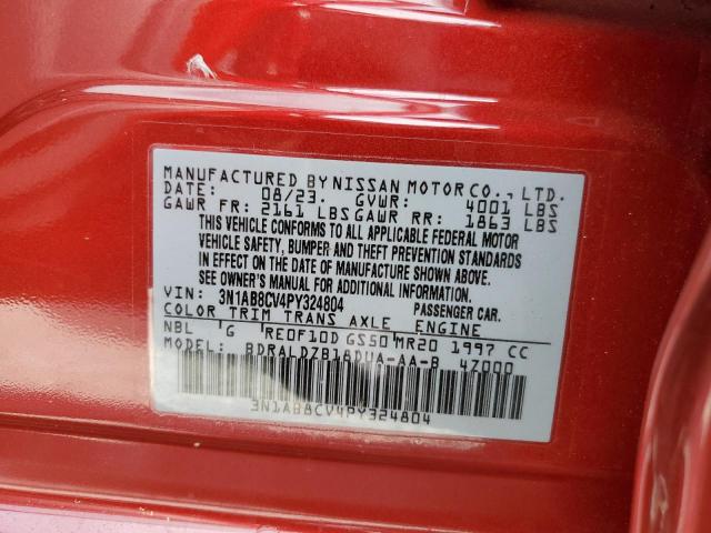 Photo 12 VIN: 3N1AB8CV4PY324804 - NISSAN SENTRA SV 