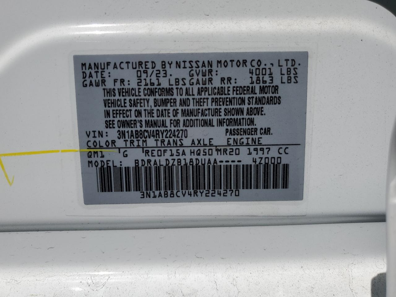 Photo 11 VIN: 3N1AB8CV4RY224270 - NISSAN SENTRA 