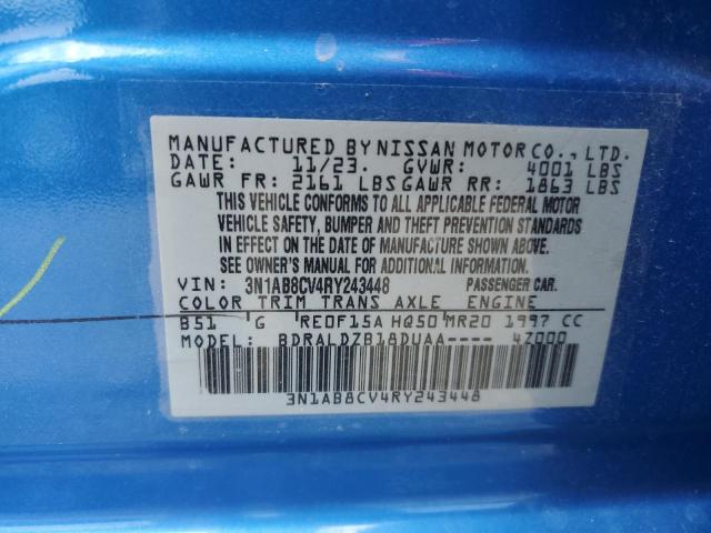 Photo 11 VIN: 3N1AB8CV4RY243448 - NISSAN SENTRA 