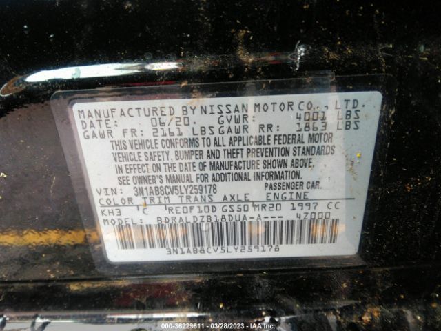 Photo 8 VIN: 3N1AB8CV5LY259178 - NISSAN SENTRA 