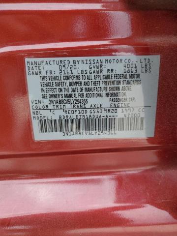 Photo 11 VIN: 3N1AB8CV5LY294366 - NISSAN SENTRA 