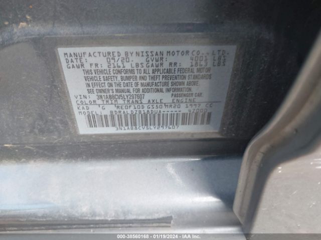 Photo 8 VIN: 3N1AB8CV5LY297607 - NISSAN SENTRA 