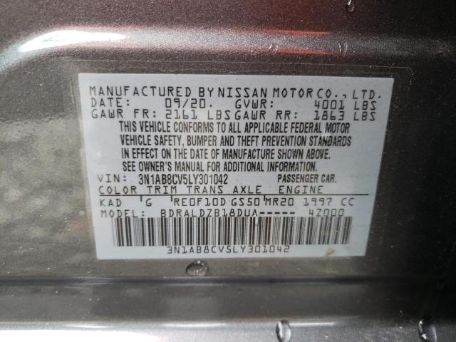 Photo 9 VIN: 3N1AB8CV5LY301042 - NISSAN SENTRA SV 