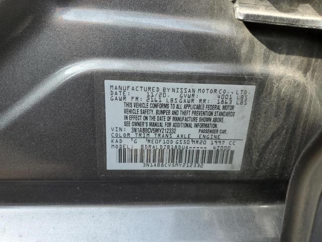 Photo 11 VIN: 3N1AB8CV5MY212332 - NISSAN SENTRA SV 