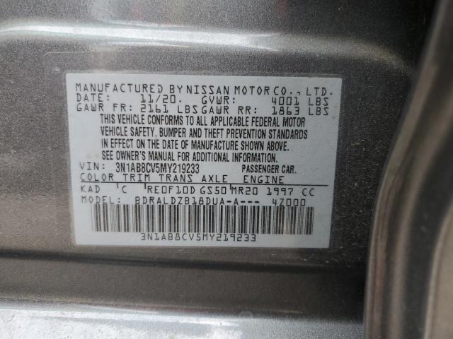 Photo 12 VIN: 3N1AB8CV5MY219233 - NISSAN SENTRA 