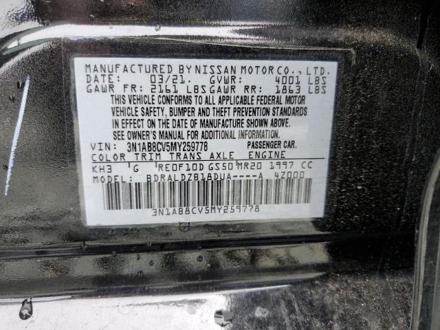 Photo 11 VIN: 3N1AB8CV5MY259778 - NISSAN SENTRA SV 