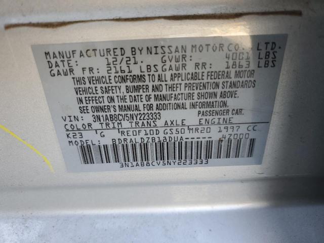 Photo 11 VIN: 3N1AB8CV5NY223333 - NISSAN SENTRA 