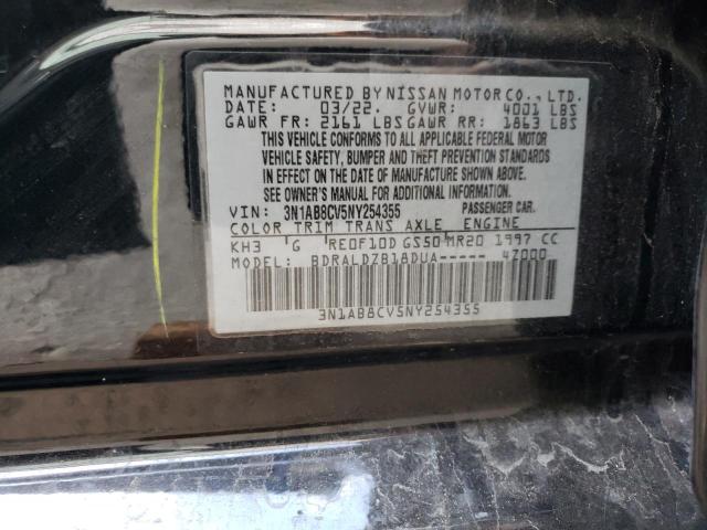 Photo 11 VIN: 3N1AB8CV5NY254355 - NISSAN SENTRA SV 