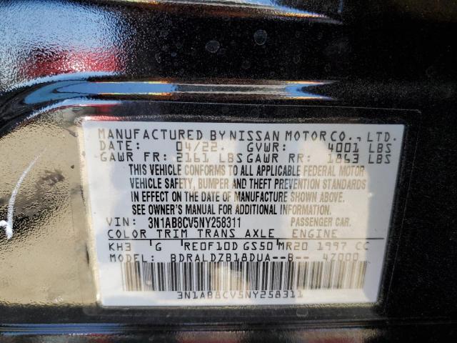 Photo 9 VIN: 3N1AB8CV5NY258311 - NISSAN SENTRA SV 