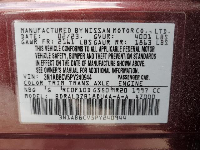 Photo 12 VIN: 3N1AB8CV5PY240944 - NISSAN SENTRA 