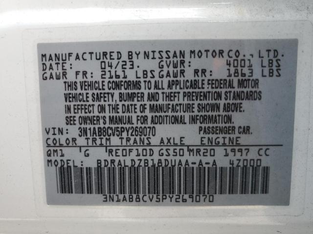 Photo 11 VIN: 3N1AB8CV5PY269070 - NISSAN SENTRA SV 