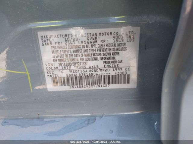 Photo 8 VIN: 3N1AB8CV5RY241627 - NISSAN SENTRA 