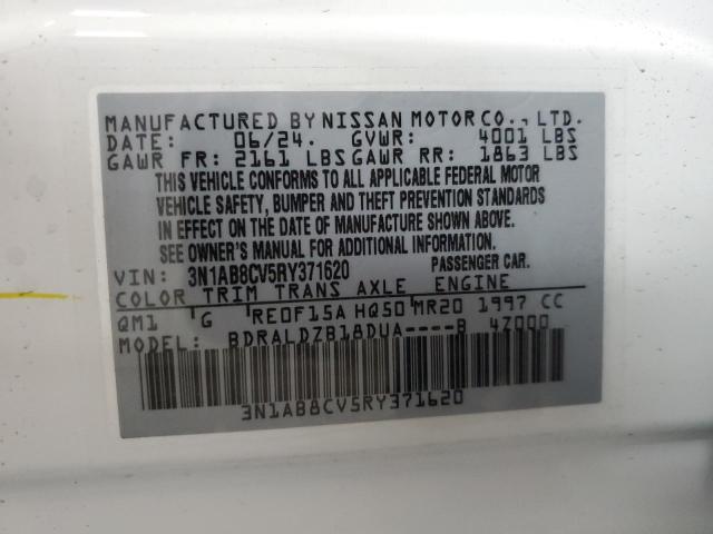 Photo 11 VIN: 3N1AB8CV5RY371620 - NISSAN SENTRA SV 