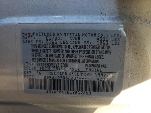 Photo 12 VIN: 3N1AB8CV6LY217800 - NISSAN SENTRA 