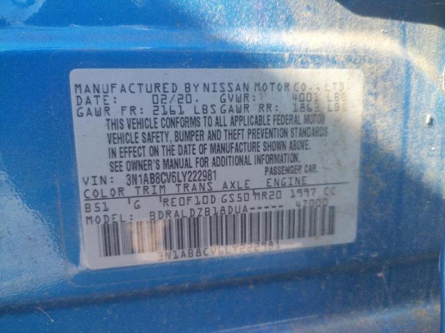 Photo 11 VIN: 3N1AB8CV6LY222981 - NISSAN SENTRA 