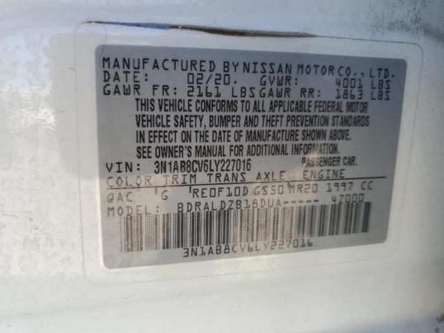 Photo 12 VIN: 3N1AB8CV6LY227016 - NISSAN SENTRA SV 