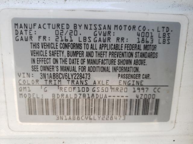 Photo 9 VIN: 3N1AB8CV6LY228473 - NISSAN SENTRA SV 