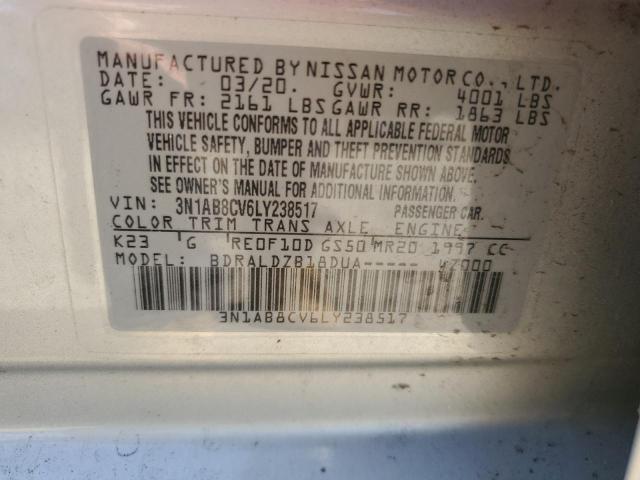 Photo 11 VIN: 3N1AB8CV6LY238517 - NISSAN SENTRA SV 