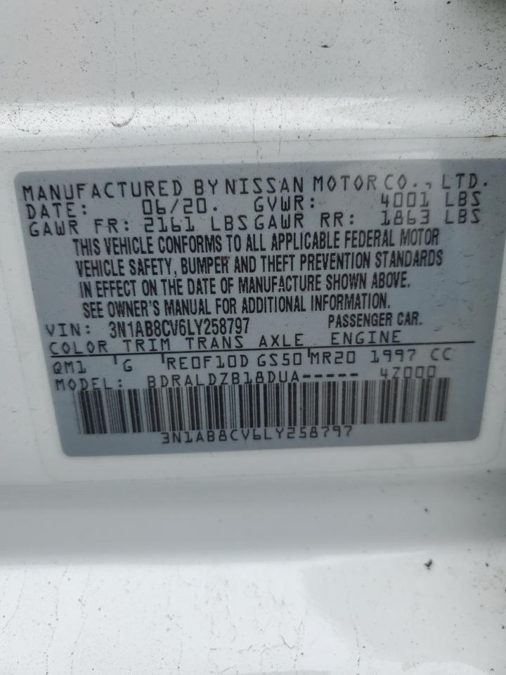 Photo 12 VIN: 3N1AB8CV6LY258797 - NISSAN SENTRA 