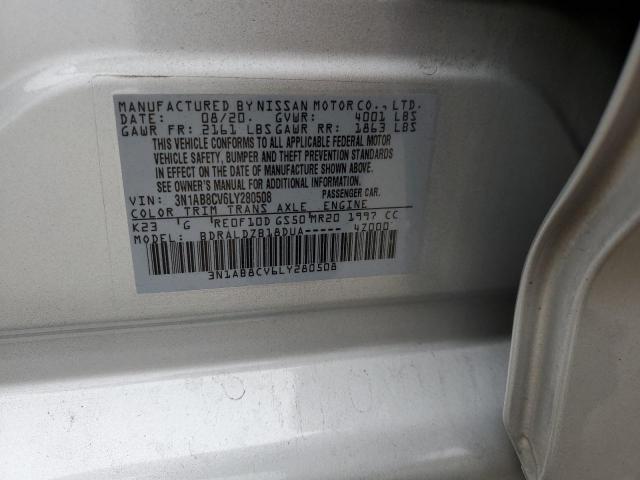 Photo 11 VIN: 3N1AB8CV6LY280508 - NISSAN SENTRA SV 