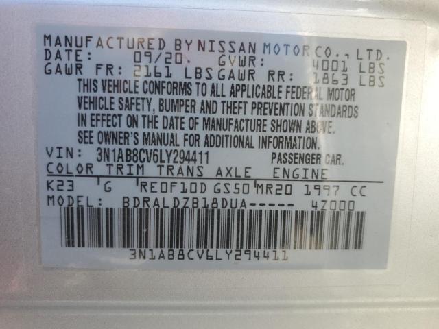 Photo 12 VIN: 3N1AB8CV6LY294411 - NISSAN SENTRA 