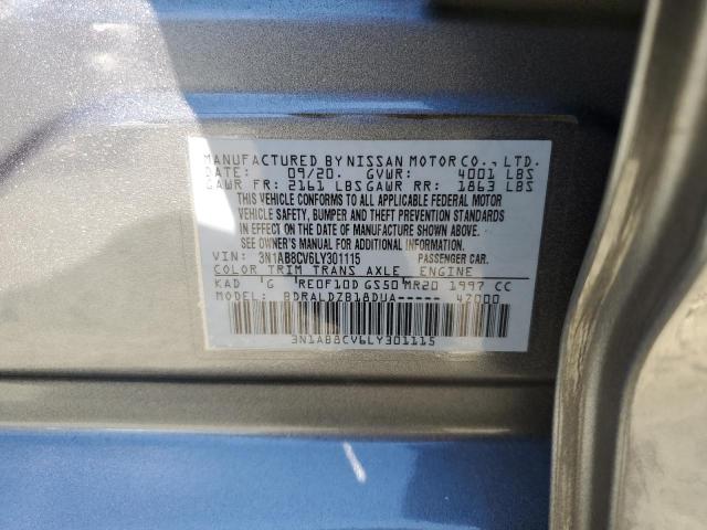 Photo 11 VIN: 3N1AB8CV6LY301115 - NISSAN SENTRA SV 