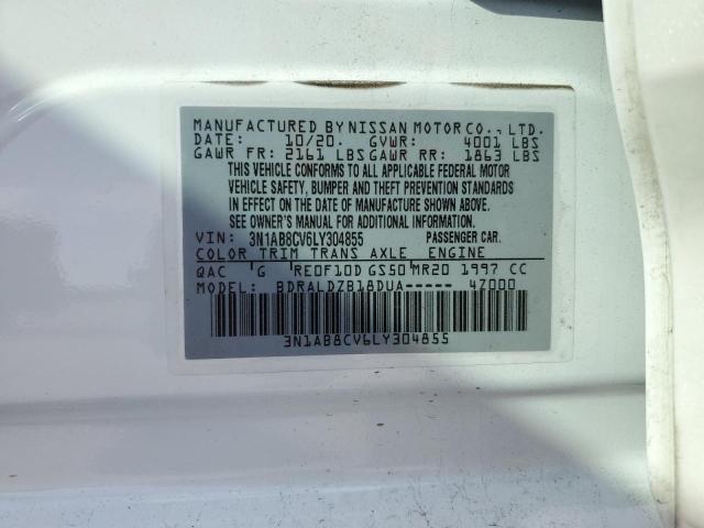 Photo 11 VIN: 3N1AB8CV6LY304855 - NISSAN SENTRA SV 