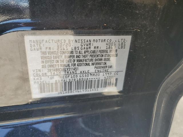 Photo 11 VIN: 3N1AB8CV6LY311451 - NISSAN SENTRA SV 