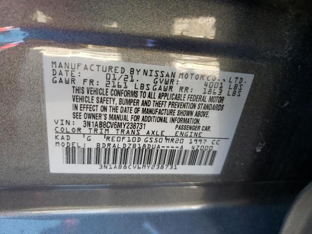 Photo 11 VIN: 3N1AB8CV6MY238731 - NISSAN SENTRA SV 