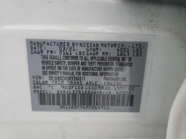 Photo 11 VIN: 3N1AB8CV6MY264911 - NISSAN SENTRA 