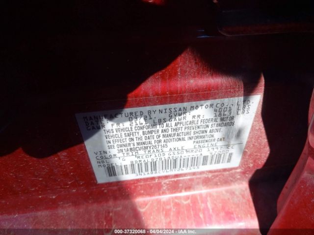 Photo 8 VIN: 3N1AB8CV6MY267145 - NISSAN SENTRA 