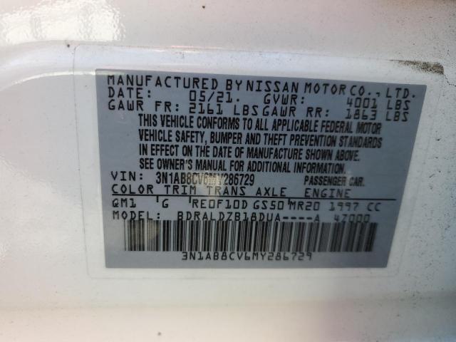 Photo 11 VIN: 3N1AB8CV6MY286729 - NISSAN SENTRA 