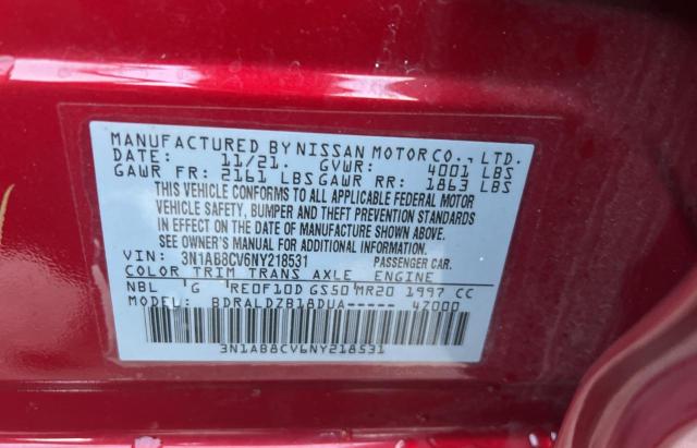 Photo 9 VIN: 3N1AB8CV6NY218531 - NISSAN SENTRA 