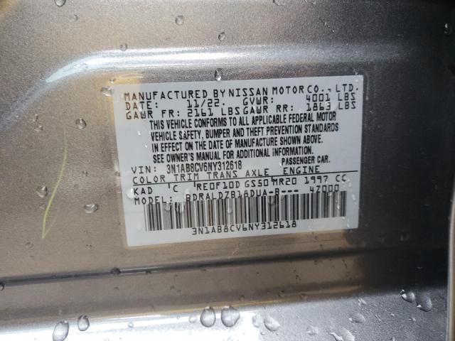 Photo 11 VIN: 3N1AB8CV6NY312618 - NISSAN SENTRA 