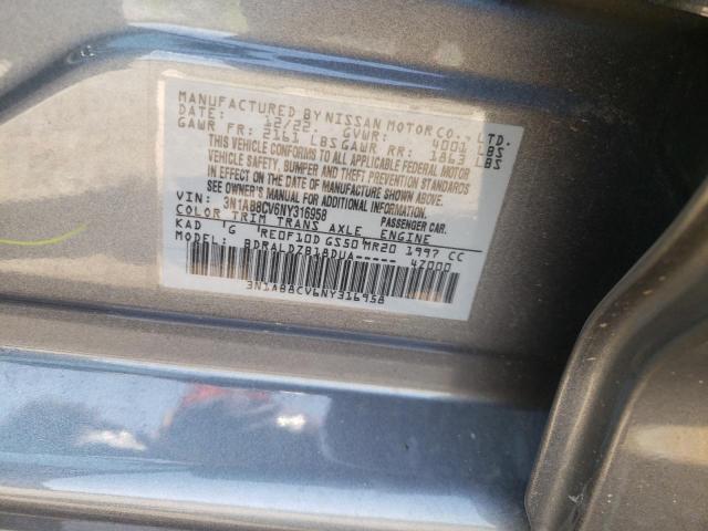 Photo 11 VIN: 3N1AB8CV6NY316958 - NISSAN SENTRA SV 