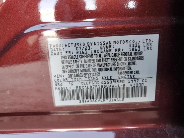 Photo 11 VIN: 3N1AB8CV6PY314162 - NISSAN SENTRA SV 